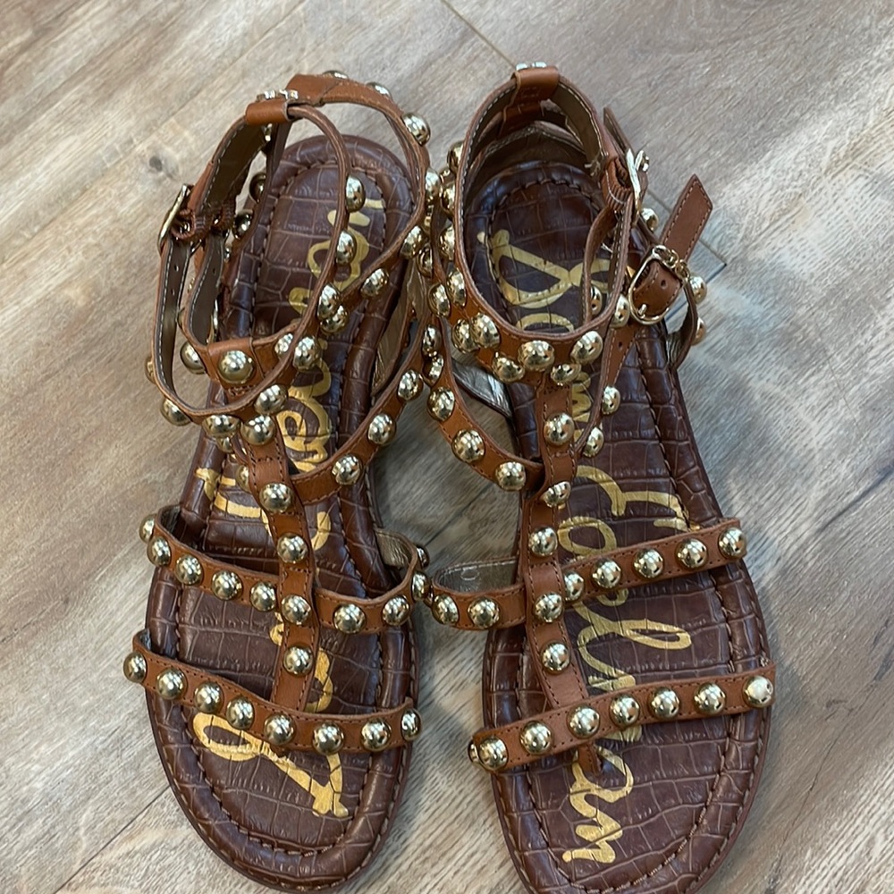 New Women’s Sam Edelman Eavan Studded Gladiator sandals!🔥🔥🔥